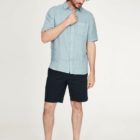 Camicia Maniche Corte Merano Azzurra Thought 2