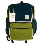 Zaino Canapa Grande - Verde-Blu