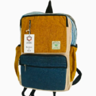 Zaino Canapa Grande - Arancio-Blu
