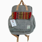 zaino in canapa grande grigio