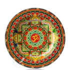 Mandala-posacenere metallo Black Leaf