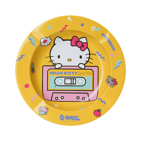 Posacenere Metallo Hello Kitty Yellow