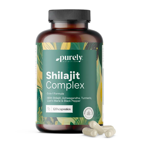 Shilajit Complex con Ashwaganda e Criniera di Leone - Purely