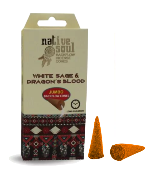 Coni Incenso Sangue Drago Salvia Bianca